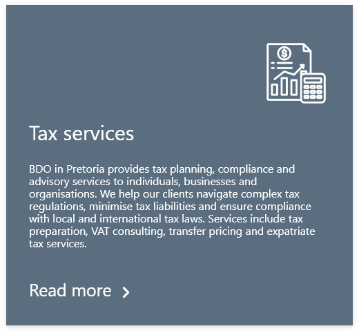 Tax services