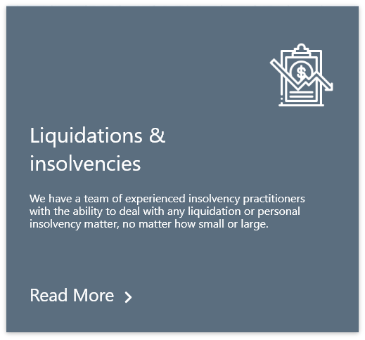 Liquidations & insolvencies